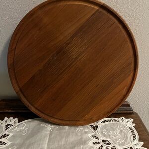 Rustic Teak Made in Malaysia Wooden Serving Tray